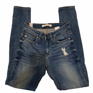 KanCan Distressed Skinny Jeans